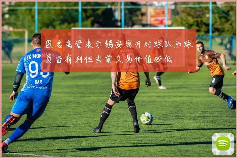 匿名高管表示锡安离开对球队和球员皆有利但当前交易价值较低